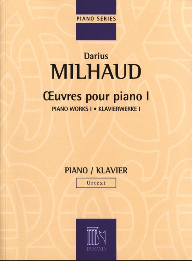 Oeuvres Pour Piano I - Piano Works I - Klavierwerke I - skladby pro klavír